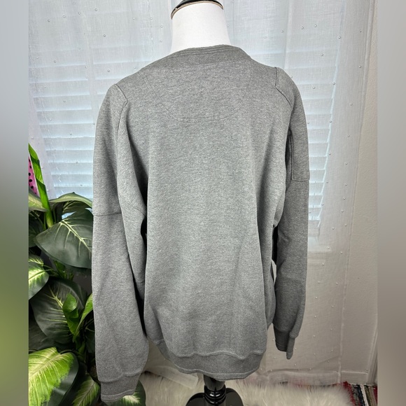 Vintage 90s Preppy Old Money Regatta Sport Crest Embroidered Sweatshirt L - Picture 6 of 6